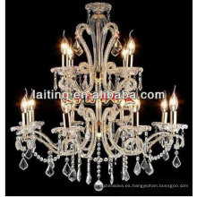 2018 Classical Crystal Chandelier Light con E12 Candle Bulb